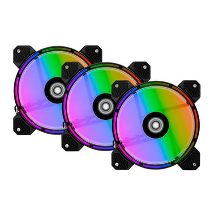 Kit Ventoinhas Mancer Z200, 3x120mm, RGB, MCR-Z20RGB-01