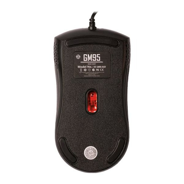 Mouse Gamer TGT GM95 LED, 1600DPI, 4 Botoes, Preto, TGT-GM95-BL01