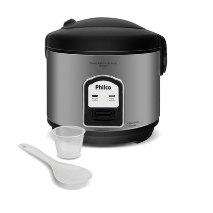 Panela de Arroz Elétrica Philco 5 Xícaras 1,6L PPAE01