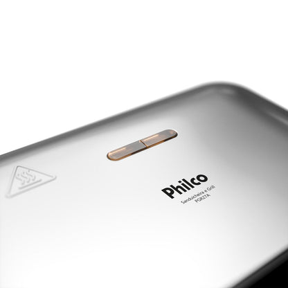 Sanduicheira e Grill Philco Inox 2 em 1 PGR27A 750W