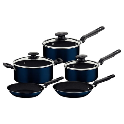 Jogo de Panelas Tramontina Ravena em Alumínio com Revestimento Interno e Externo Antiaderente Starflon Max 5 Peças