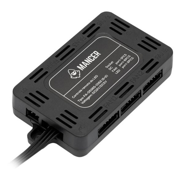 Kit Ventoinhas Mancer Z100 RGB 3x120mm + Controladora, MCR-Z10RGB-01