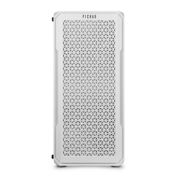 Gabinete Gamer Pichau Apus White, Mid-Tower, Lateral de Vidro Temperado, Com 3 Fans, Branco, PG-APS-WHT01