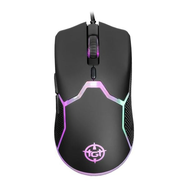 MOUSE GAMER TGT BIZON S, RAINBOW RGB, 8400DPI, 6 BOTOES, PRETO, TGT-BIZ-S-RBW
