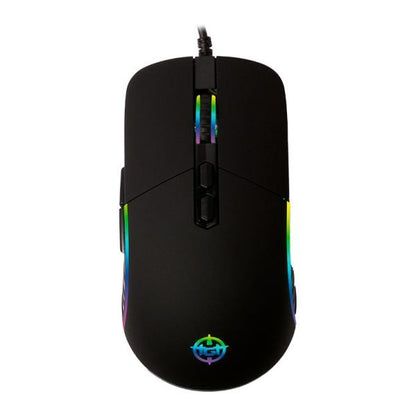 Mouse Gamer TGT GM75, Rainbow, 3600DPI, 6 Botoes, Preto, TGT-GM75-BL01