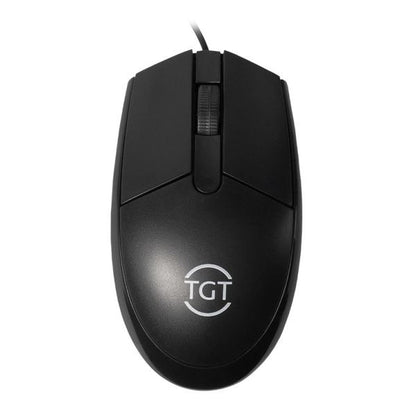Mouse Office TGT OM75, 1200DPI, 3 Botoes, Preto, TGT-OM75-BL01