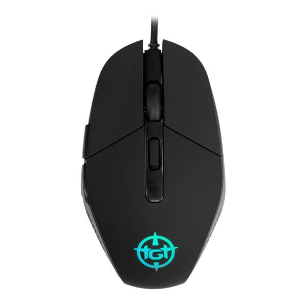 Mouse Gamer TGT Vector E1, Rainbow RGB, 8000DPI, 6 Botoes, Preto, TGT-VEC-E1-RBW