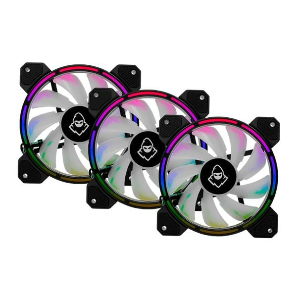 Kit Ventoinhas Mancer Z200, 3x120mm, RGB, MCR-Z20RGB-01
