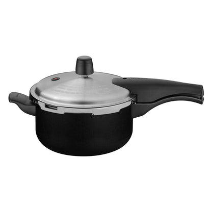 Panela de Pressão Tramontina Vancouver em Alumínio com Revestimento Interno e Externo Antiaderente Starflon Max Preto / Vermelho20 cm 3 L