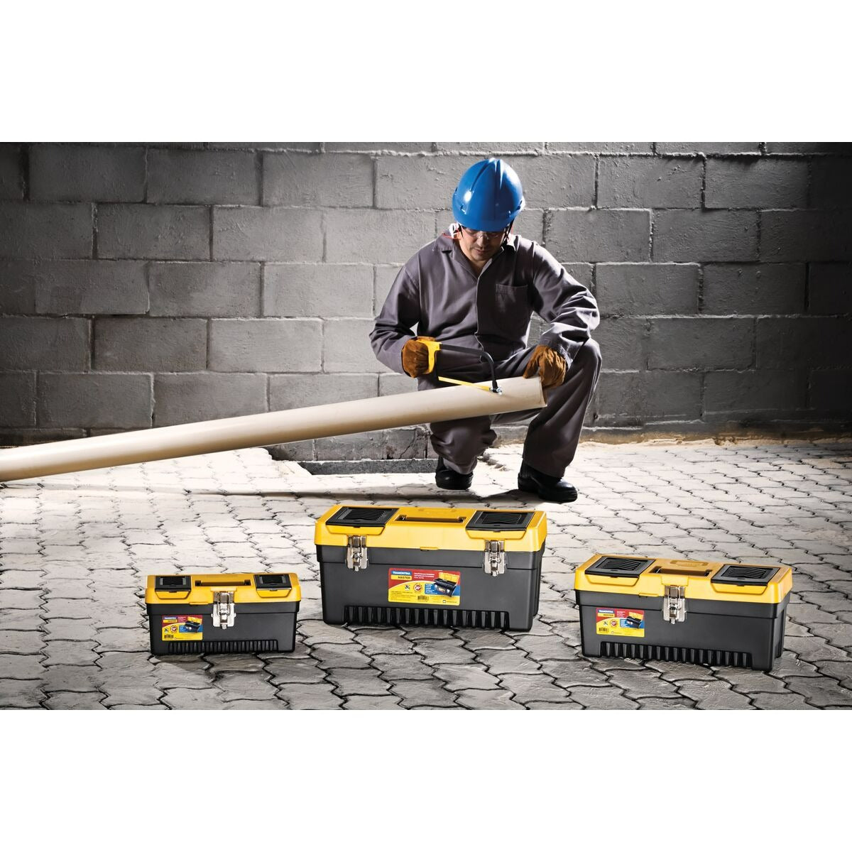 Caixa Plástica para Ferramentas 13" Tramontina MASTER com Trava Metálica