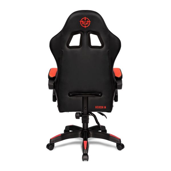 Cadeira Gamer TGT Heron M, Preto e Vermelho, TGT-HRM-RD02