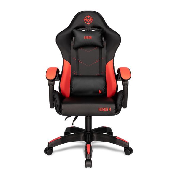 Cadeira Gamer TGT Heron M, Preto e Vermelho, TGT-HRM-RD02