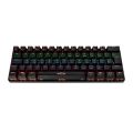 Teclado Mecanico Gamer TGT Sherman Compacto, Rainbow, ABNT2, Switch Azul, Preto, TGT-SHTKL-RBW01
